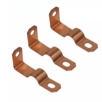 Barra de distribución de cobre plana niquelada flexible Jumper Powder Coated