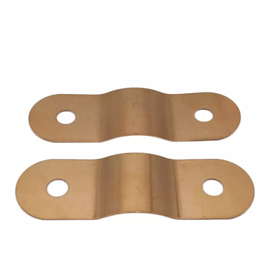 Barra de distribución de cobre plana niquelada flexible Jumper Powder Coated